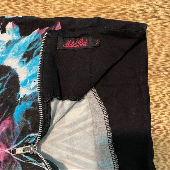 Motel Rocks Mini Skirt, Size Small - Picture 3 of 6